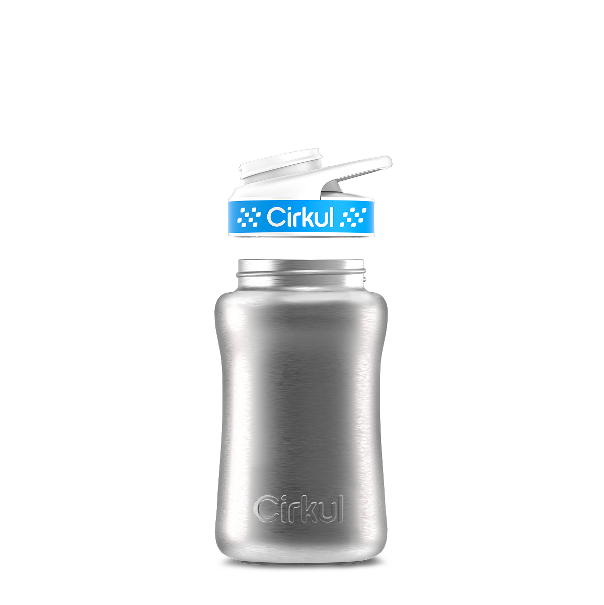 12oz. Stainless Steel Bottle & Comfort Grip Lid