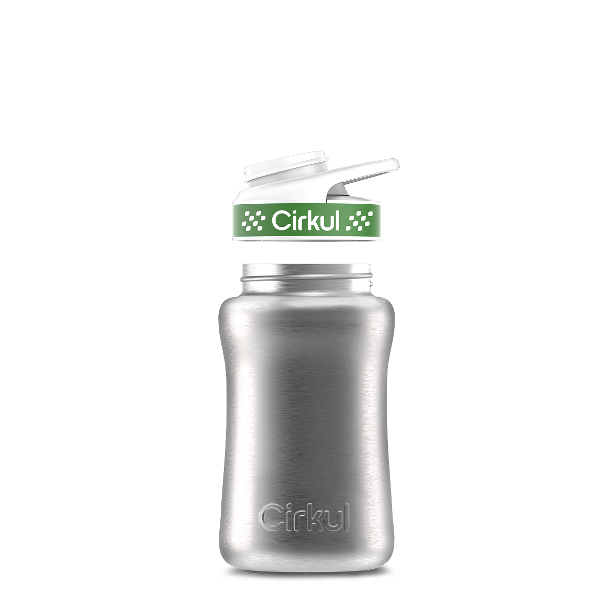 12oz. Stainless Steel Bottle & Comfort Grip Lid