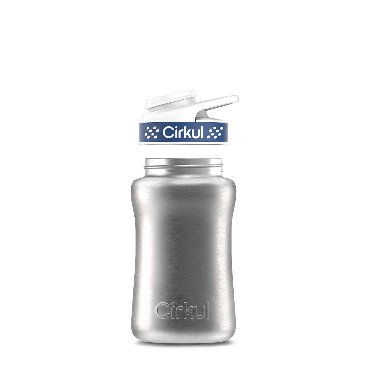12oz. Stainless Steel Bottle & Comfort Grip Lid